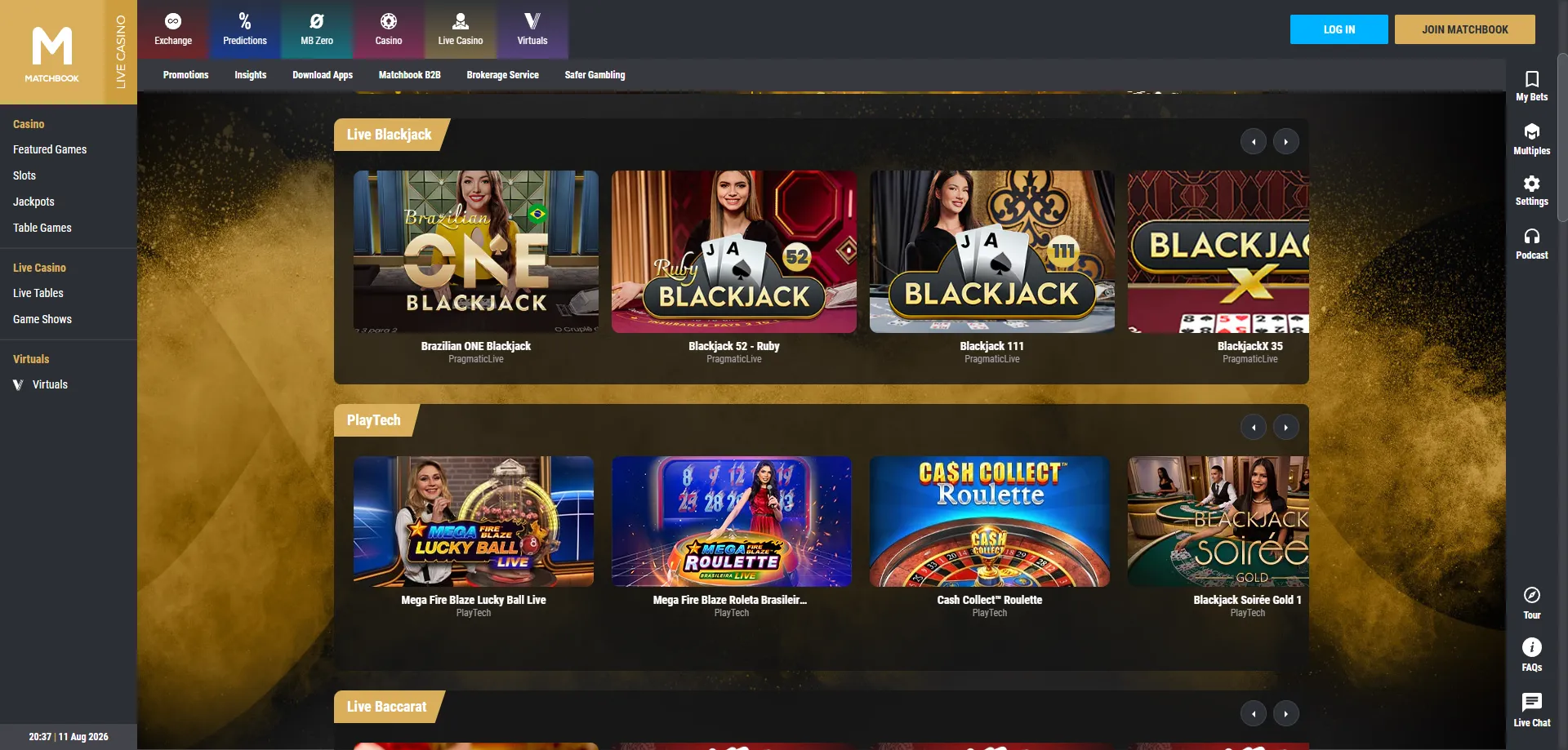 Matchbook Casino bono de bienvenida 250% hasta &euro;3000 m&aacute;s giros gratis
